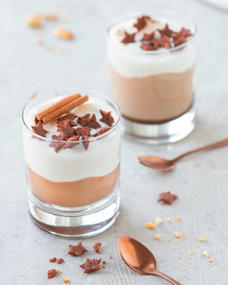 Mousse alle castagne, con panna e crema al Whisky