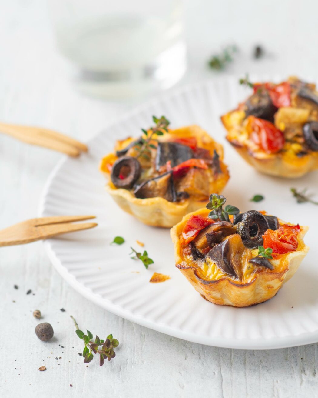 Tortine salate alla mediterranea