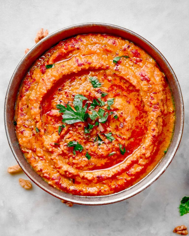 Muhammara: la salsa siriana ai peperoni e noci