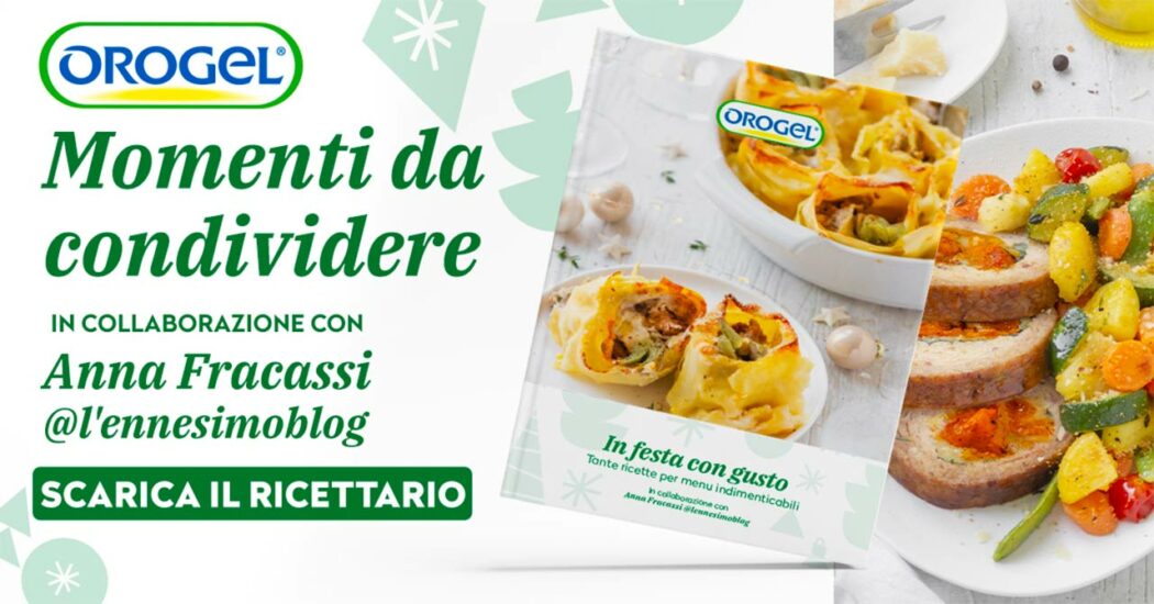 In festa con gusto: il nuovo ricettario Orogel dedicato al Natale